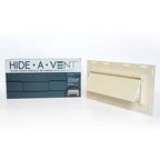HIDE-A-VENT 10 in. Rectangular Exterior Vent for Kitchen Exhaust Fans - Model B