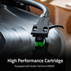 Fluance RT81+ Vinyl Turntable With VM95E Cartridge, Natural Walnut - RT81