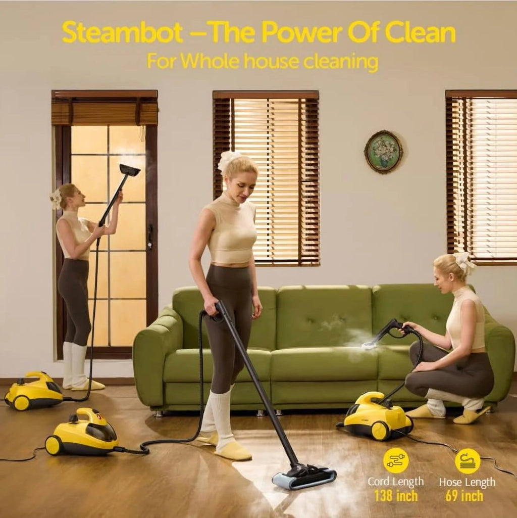 STEAMBOT Steam Cleaner With 28-in-1 Functionality