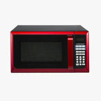 Hamilton Beach Microwave Oven 0.9 Cu. Ft., 900W, Red Stainless Steel