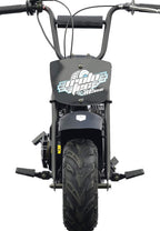 MotoTec 105CC 3.5HP Mini Bike, Black, Alloy Steel, 23mph - KN110-A