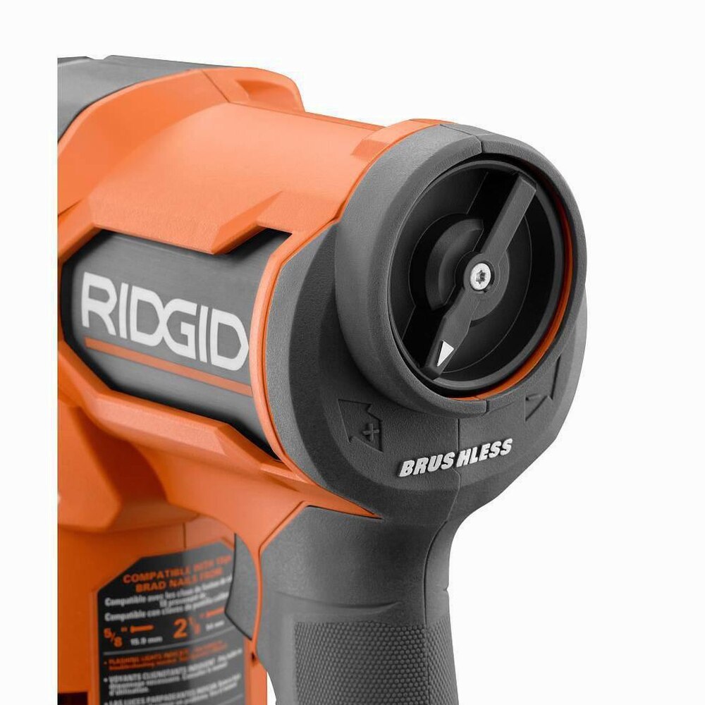 RIDGID 18V Brushless Cordless Nailer Combo Kit With 18-Gauge Brad And 16-Gauge Finish Nailers