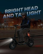 URBANMAX Electric Scooter With Seat, 450W Motor, 22 Miles Range, Black - C1
